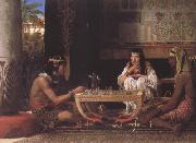 Alma-Tadema, Sir Lawrence Egyptian Chess Players (mk23) oil